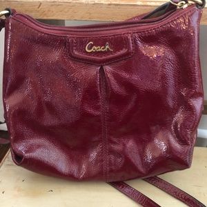 Authentic Red Coach Crossbody